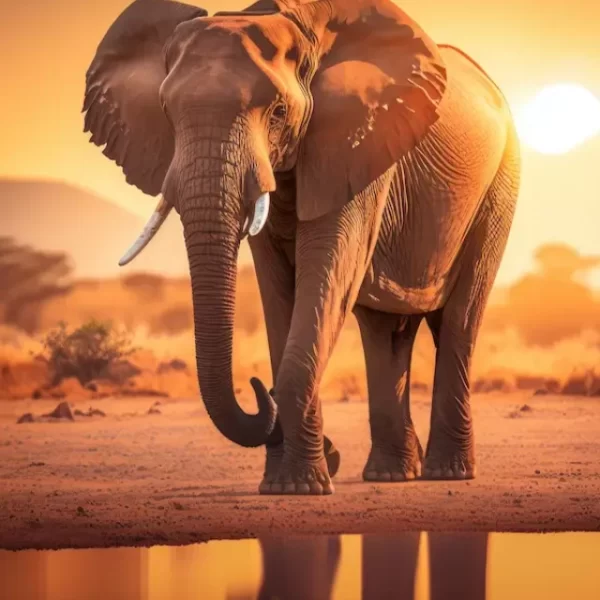 Red Elephants of Tsavo